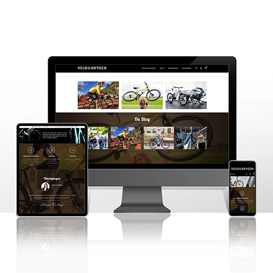 site web Vélo Oxygen