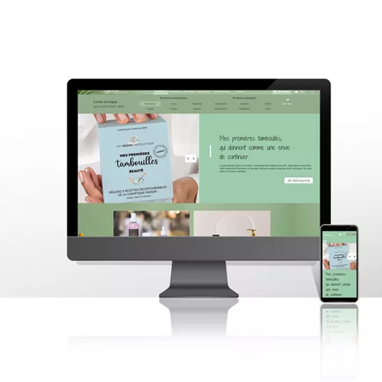 Site marchand My Vegan Production