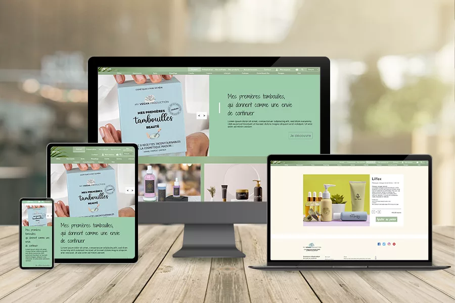 Site marchand My Vegan Production