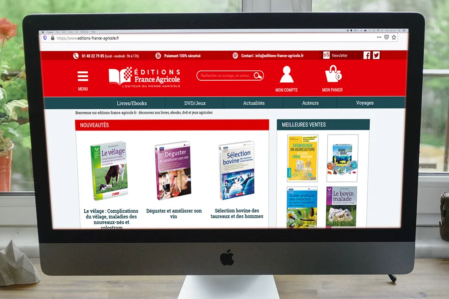 site web Editions France Agricole
