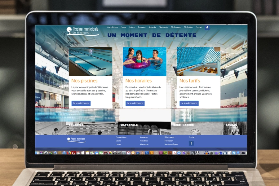 site web Piscine Villeneuve