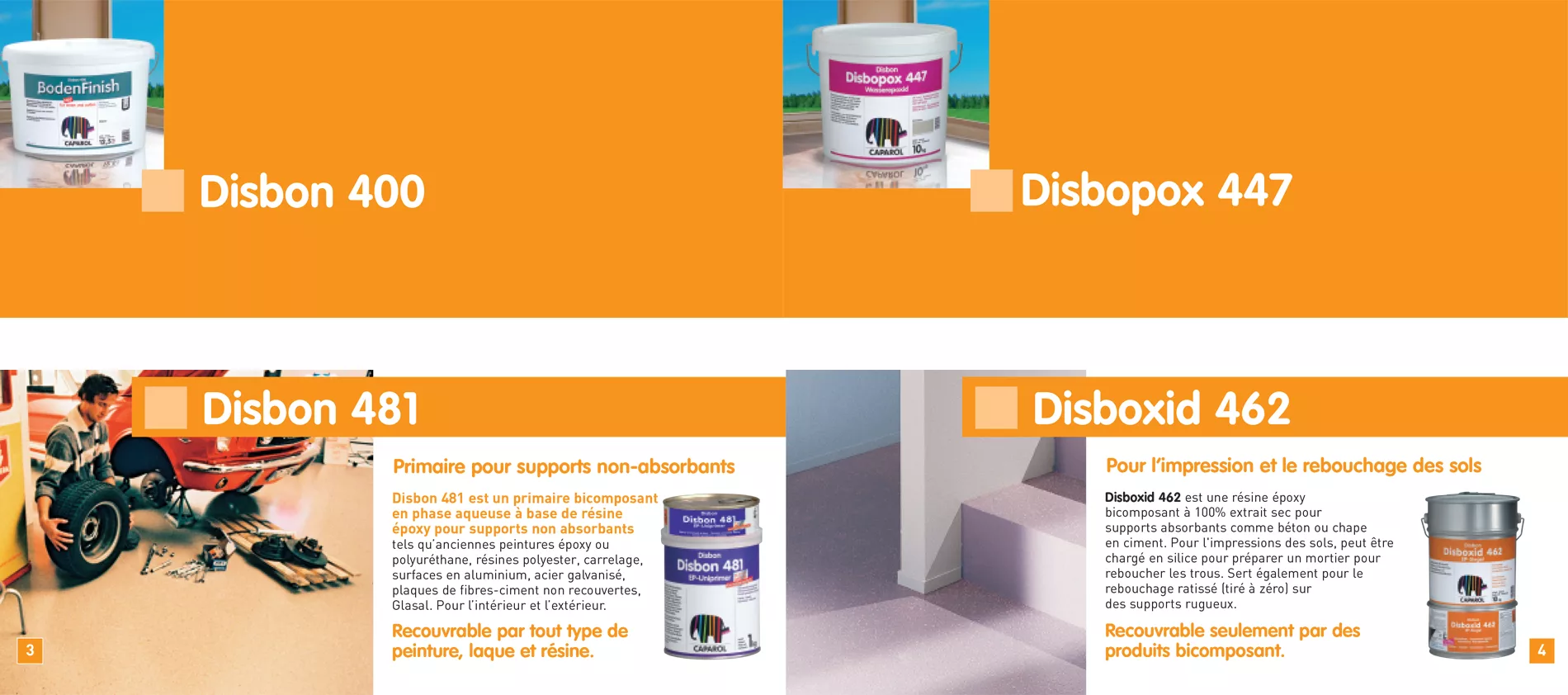 catalogue de peinture Caparol